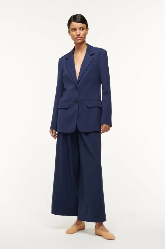 Women Outerwear and Jackets STAUD STAUD CITY BLAZER NAVY