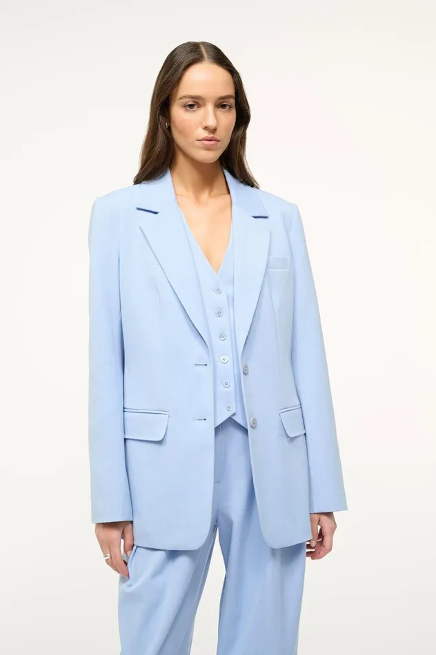 Women Outerwear and Jackets STAUD STAUD CITY BLAZER PERIWINKLE