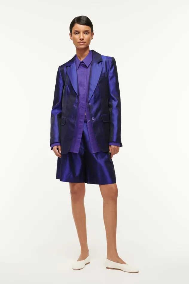 Women Outerwear and Jackets STAUD STAUD CITY BLAZER VIOLET