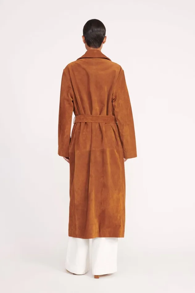 Women Outerwear and Jackets STAUD STAUD HOLDEN COAT TAN