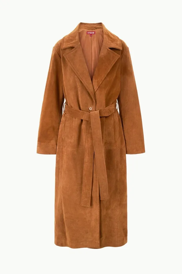 Women Outerwear and Jackets STAUD STAUD HOLDEN COAT TAN