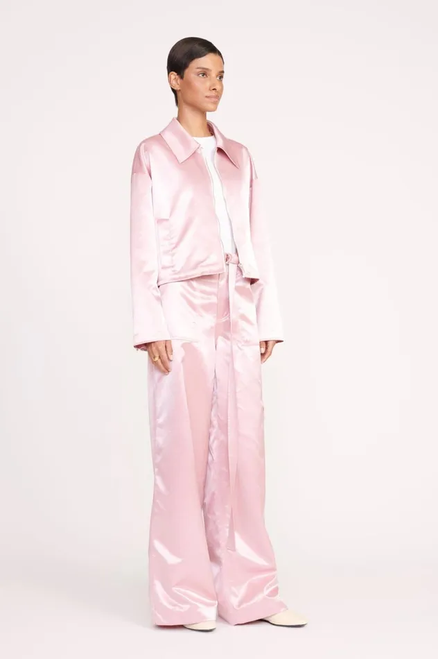 Women Outerwear and Jackets STAUD STAUD LENNOX JACKET CHERRY BLOSSOM