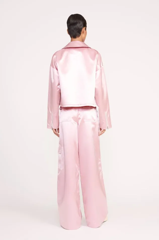 Women Outerwear and Jackets STAUD STAUD LENNOX JACKET CHERRY BLOSSOM