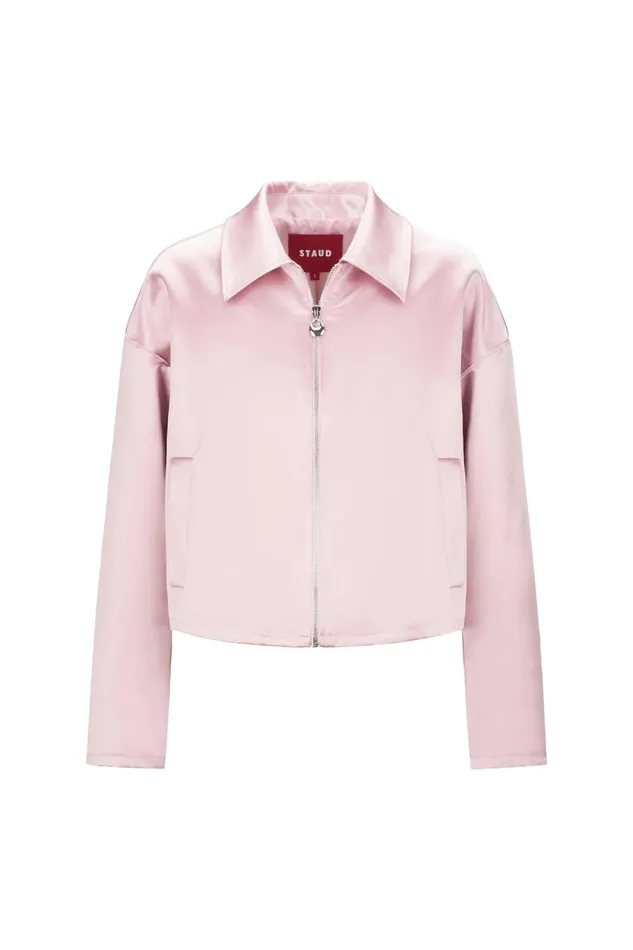 Women Outerwear and Jackets STAUD STAUD LENNOX JACKET CHERRY BLOSSOM
