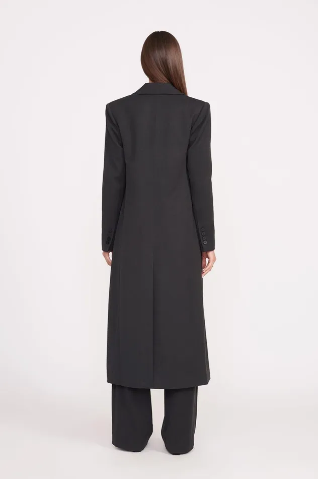 Women Outerwear and Jackets STAUD STAUD RALPH COAT BLACK Women Outerwear and Jackets STAUD STAUD RALPH COAT BLACK
