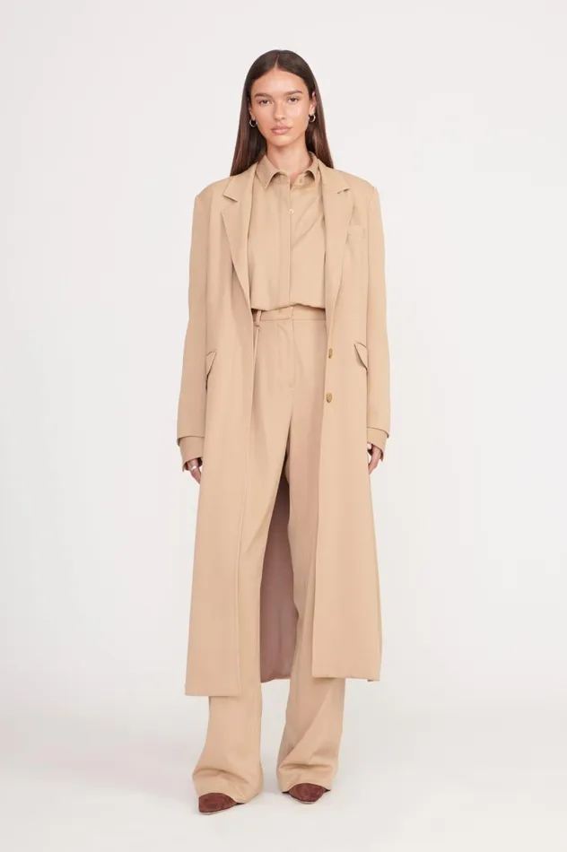 Women Outerwear and Jackets STAUD STAUD RALPH COAT CAMEL