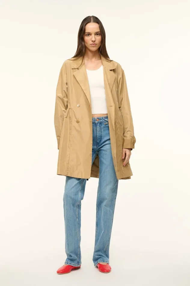 Women Outerwear and Jackets STAUD STAUD RINA DRESS FAWN