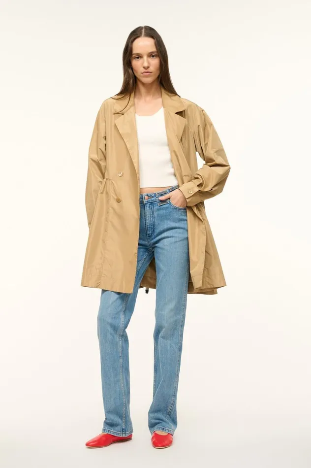 Women Outerwear and Jackets STAUD STAUD RINA DRESS FAWN Women Outerwear and Jackets STAUD STAUD RINA DRESS FAWN