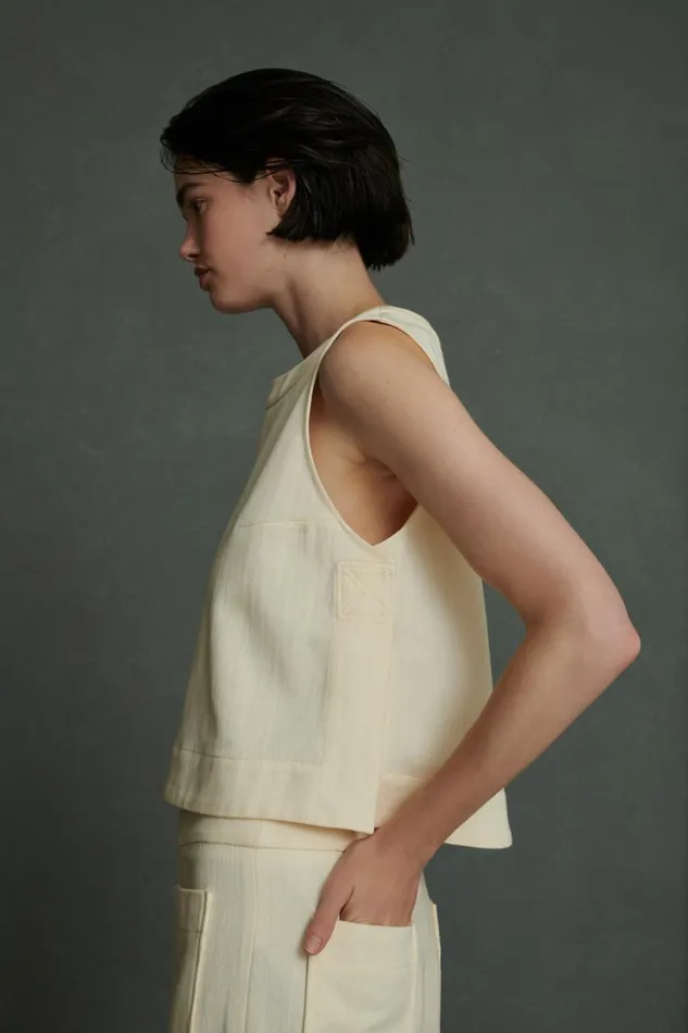 Women PAMPA TOP Offwhite Soeur Shirts