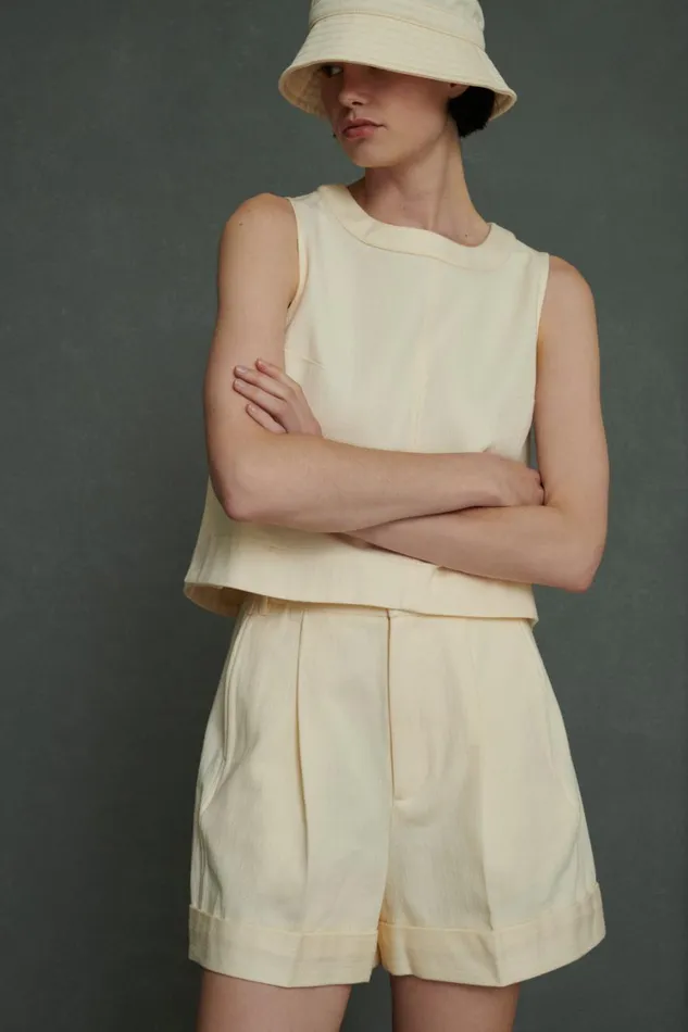 Women PAMPA TOP Offwhite Soeur Shirts