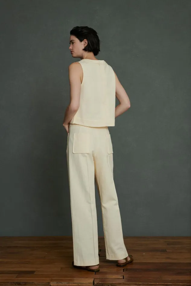 Women PAMPA TOP Offwhite Soeur Shirts