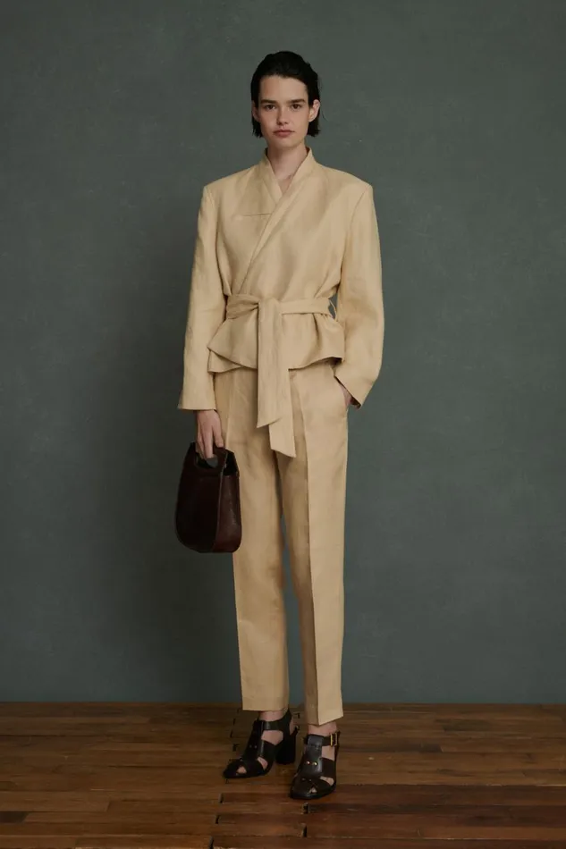 Women PAMPELUNE JACKET Vanilla Soeur Jackets and Coats