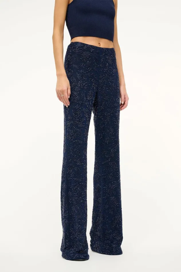 Women Pants and Shorts STAUD STAUD AVOLA PANT NAVY Women Pants and Shorts STAUD STAUD AVOLA PANT NAVY