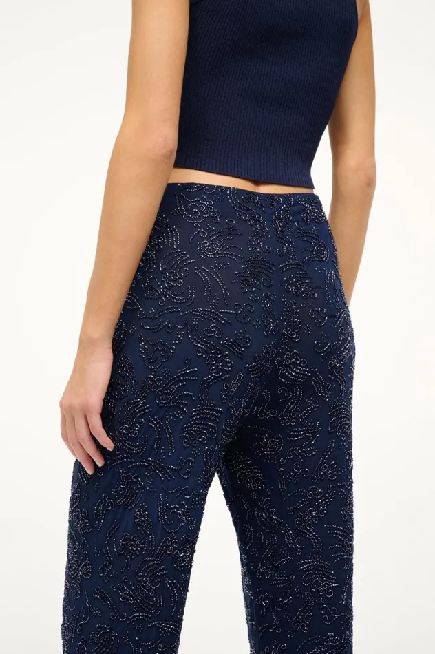Women Pants and Shorts STAUD STAUD AVOLA PANT NAVY Women Pants and Shorts STAUD STAUD AVOLA PANT NAVY