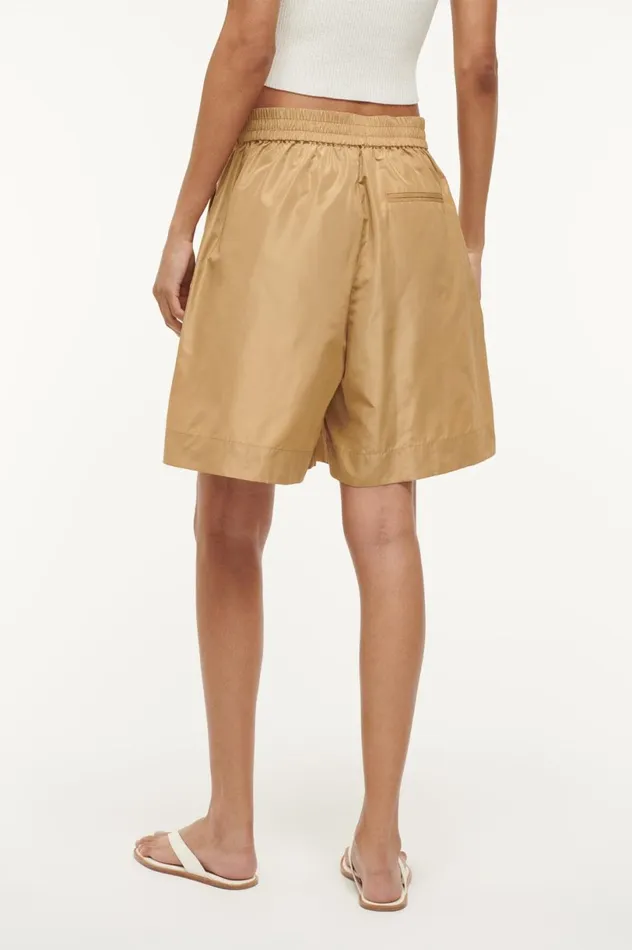 Women Pants and Shorts STAUD STAUD GENNY SHORT FAWN