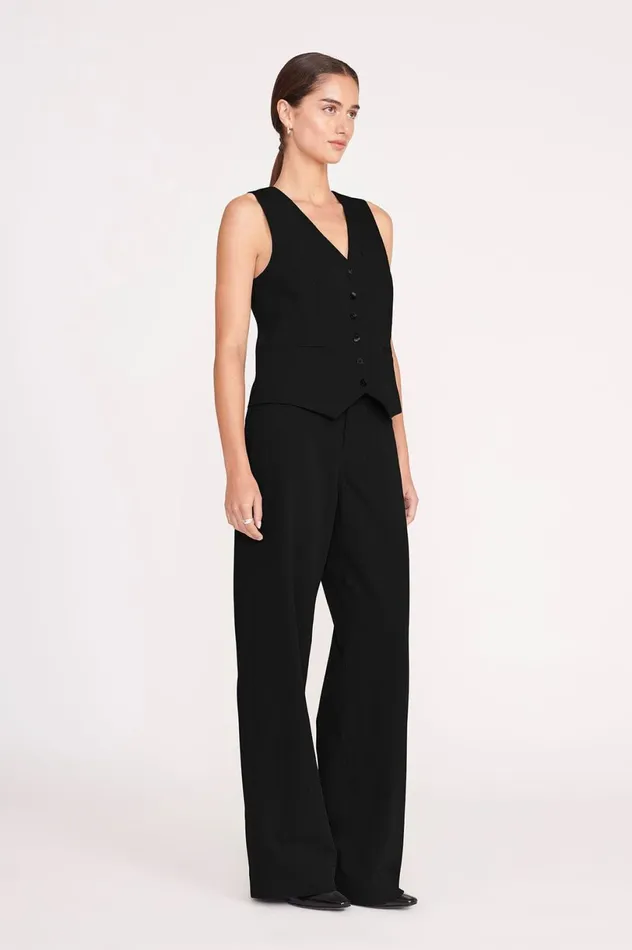 Women Pants and Shorts STAUD STAUD GRAYSON PANT BLACK Women Pants and Shorts STAUD STAUD GRAYSON PANT BLACK