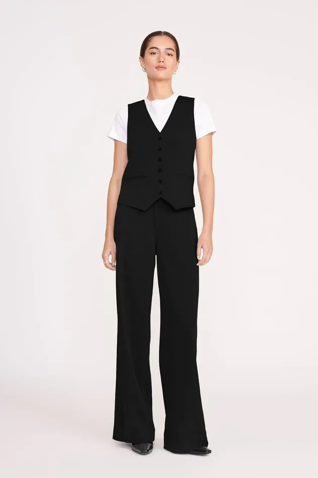 Women Pants and Shorts STAUD STAUD GRAYSON PANT BLACK Women Pants and Shorts STAUD STAUD GRAYSON PANT BLACK