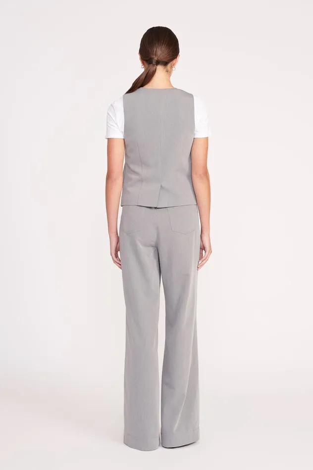 Women Pants and Shorts STAUD STAUD GRAYSON PANT HEATHER GREY SUITING Women Pants and Shorts STAUD STAUD GRAYSON PANT HEATHER GREY SUITING