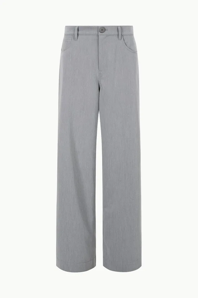 Women Pants and Shorts STAUD STAUD GRAYSON PANT HEATHER GREY SUITING Women Pants and Shorts STAUD STAUD GRAYSON PANT HEATHER GREY SUITING