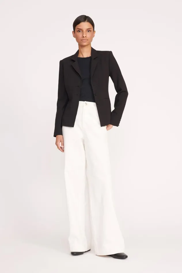 Women Pants and Shorts STAUD STAUD GRAYSON PANT WHITE