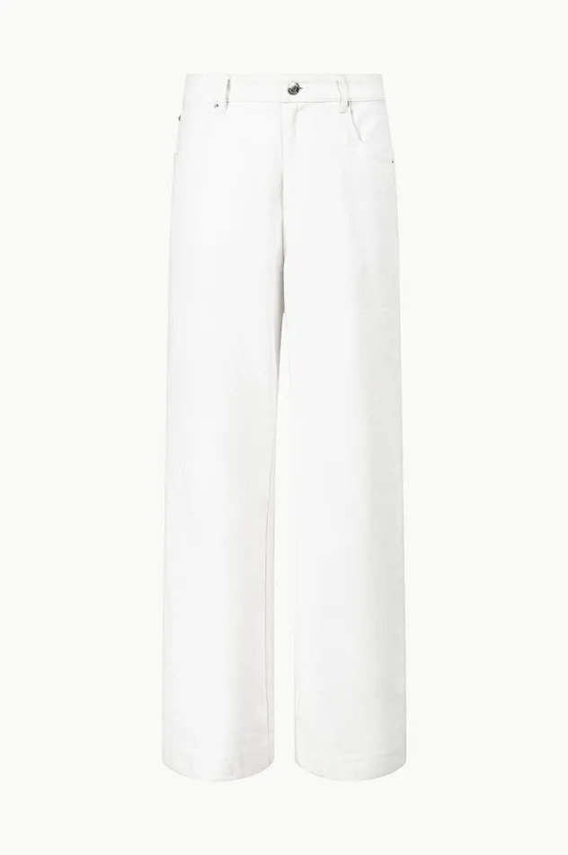Women Pants and Shorts STAUD STAUD GRAYSON PANT WHITE Women Pants and Shorts STAUD STAUD GRAYSON PANT WHITE