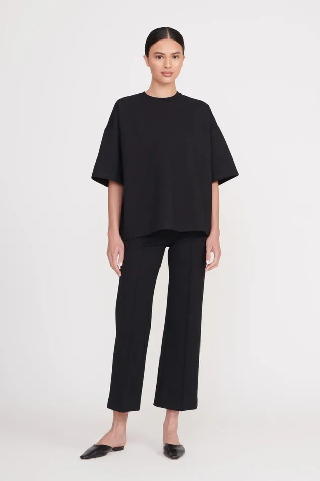 Women Pants and Shorts STAUD STAUD KNACK PANT BLACK