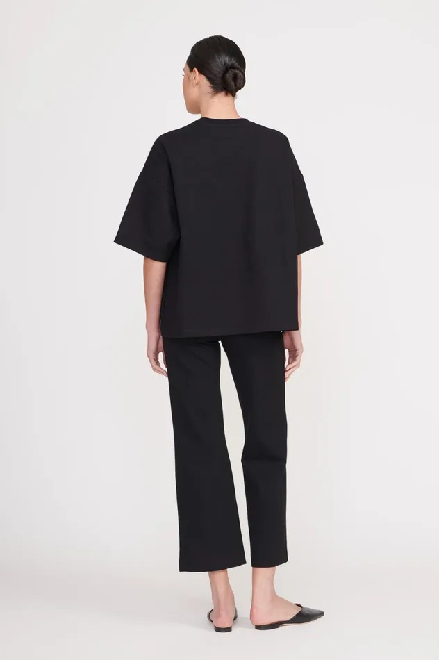 Women Pants and Shorts STAUD STAUD KNACK PANT BLACK Women Pants and Shorts STAUD STAUD KNACK PANT BLACK
