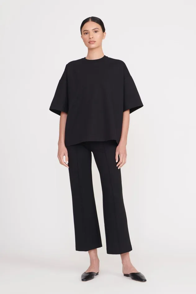 Women Pants and Shorts STAUD STAUD KNACK PANT BLACK Women Pants and Shorts STAUD STAUD KNACK PANT BLACK