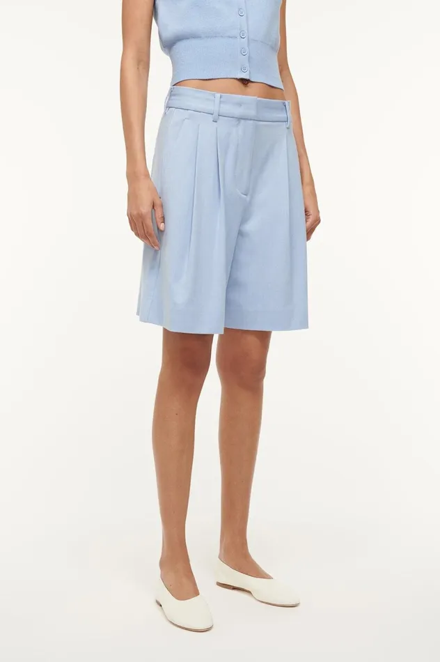 Women Pants and Shorts STAUD STAUD LONG LUISA SHORT PERIWINKLE Women Pants and Shorts STAUD STAUD LONG LUISA SHORT PERIWINKLE