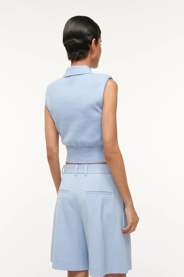 Women Pants and Shorts STAUD STAUD LONG LUISA SHORT PERIWINKLE Women Pants and Shorts STAUD STAUD LONG LUISA SHORT PERIWINKLE