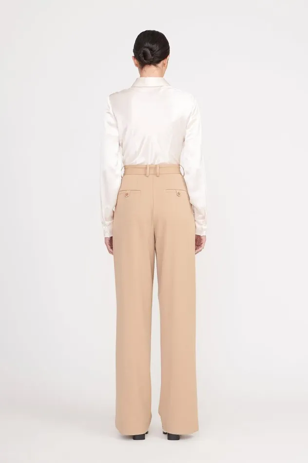 Women Pants and Shorts STAUD STAUD LUISA PANT CAMEL Women Pants and Shorts STAUD STAUD LUISA PANT CAMEL