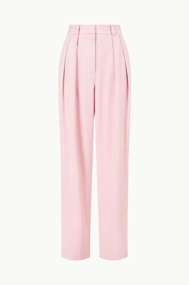 Women Pants and Shorts STAUD STAUD LUISA PANT CHERRY BLOSSOM SUITING Women Pants and Shorts STAUD STAUD LUISA PANT CHERRY BLOSSOM SUITING
