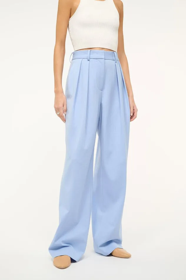 Women Pants and Shorts STAUD STAUD LUISA PANT PERIWINKLE
