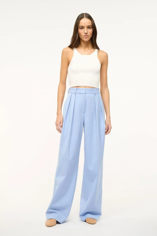 Women Pants and Shorts STAUD STAUD LUISA PANT PERIWINKLE