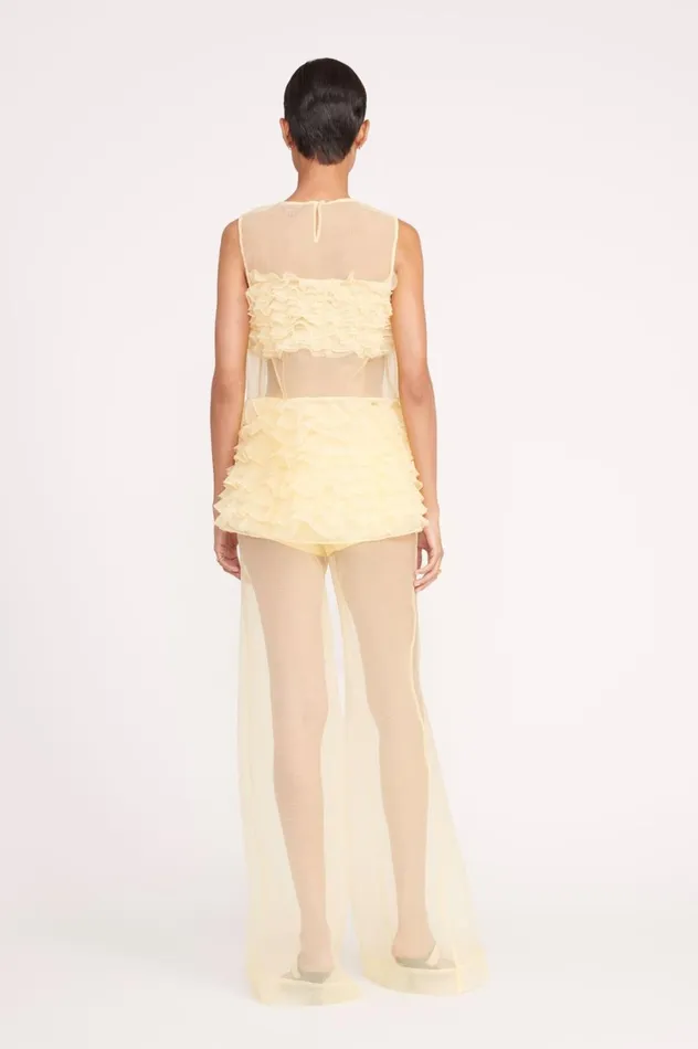 Women Pants and Shorts STAUD STAUD LUKE PANT LEMON DROP Women Pants and Shorts STAUD STAUD LUKE PANT LEMON DROP