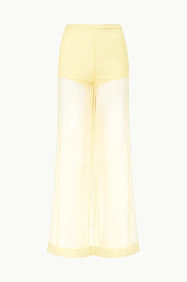 Women Pants and Shorts STAUD STAUD LUKE PANT LEMON DROP Women Pants and Shorts STAUD STAUD LUKE PANT LEMON DROP