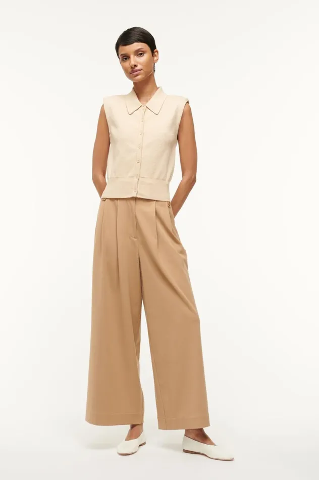 Women Pants and Shorts STAUD STAUD RUTH PANT CAMEL