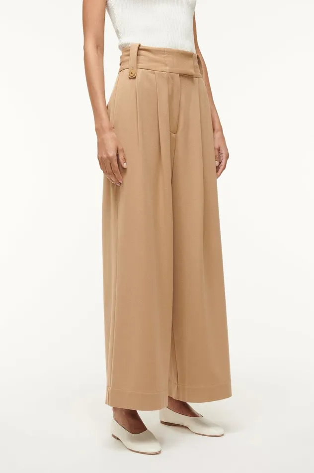 Women Pants and Shorts STAUD STAUD RUTH PANT CAMEL Women Pants and Shorts STAUD STAUD RUTH PANT CAMEL