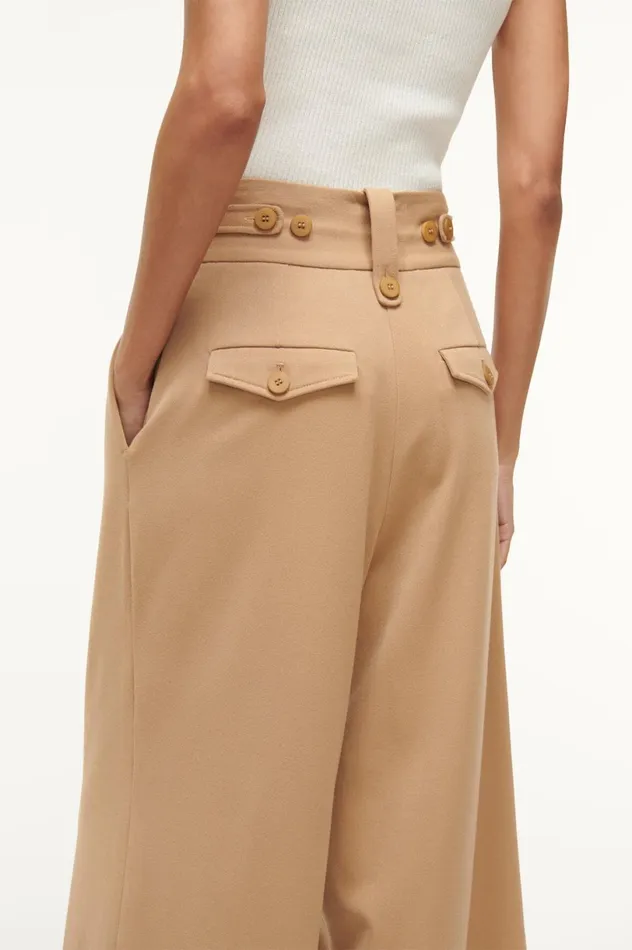 Women Pants and Shorts STAUD STAUD RUTH PANT CAMEL Women Pants and Shorts STAUD STAUD RUTH PANT CAMEL