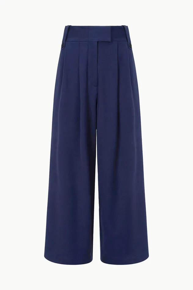 Women Pants and Shorts STAUD STAUD RUTH PANT NAVY Women Pants and Shorts STAUD STAUD RUTH PANT NAVY
