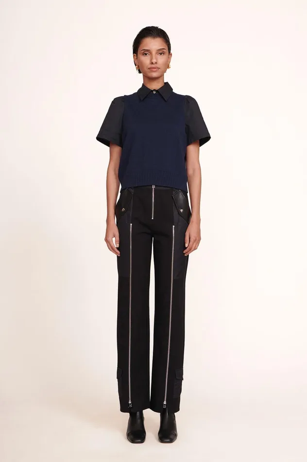 Women Pants and Shorts STAUD STAUD SESAME PANT BLACK
