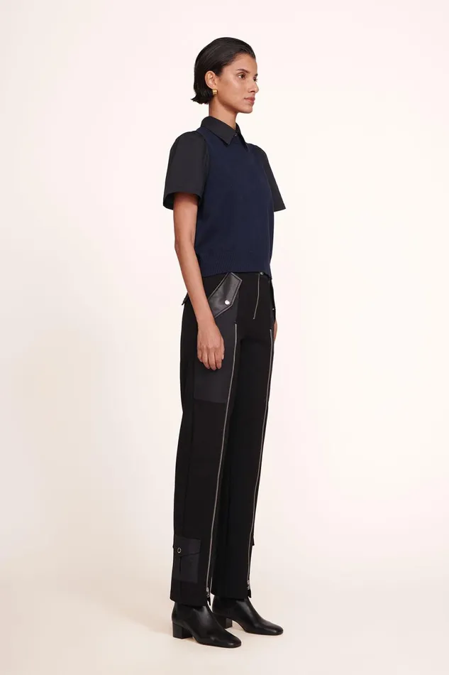 Women Pants and Shorts STAUD STAUD SESAME PANT BLACK
