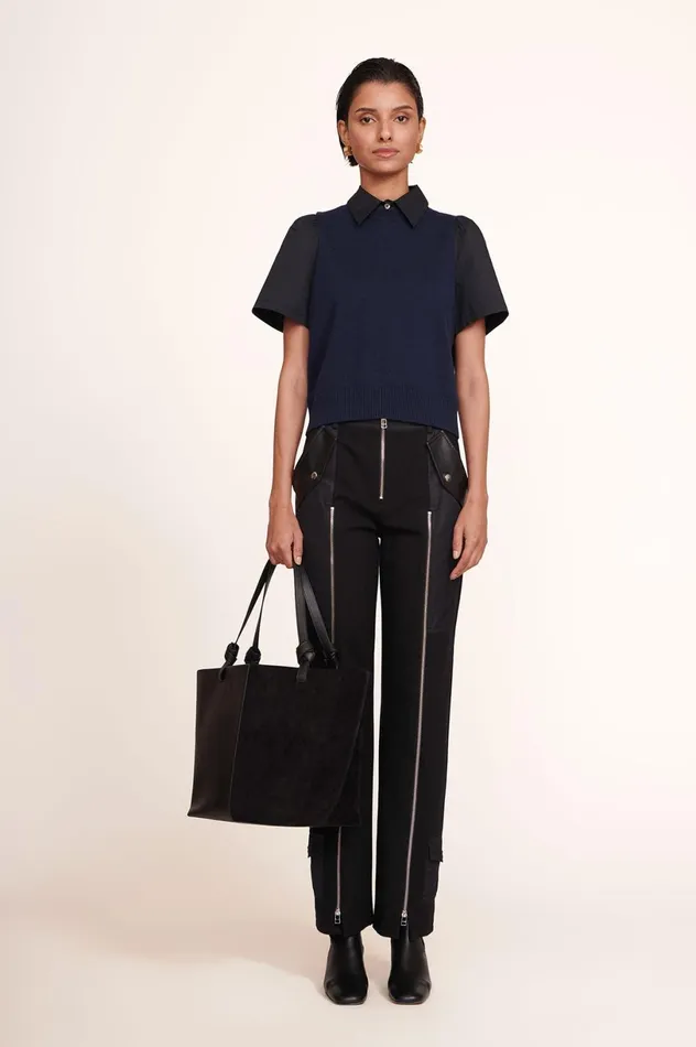 Women Pants and Shorts STAUD STAUD SESAME PANT BLACK