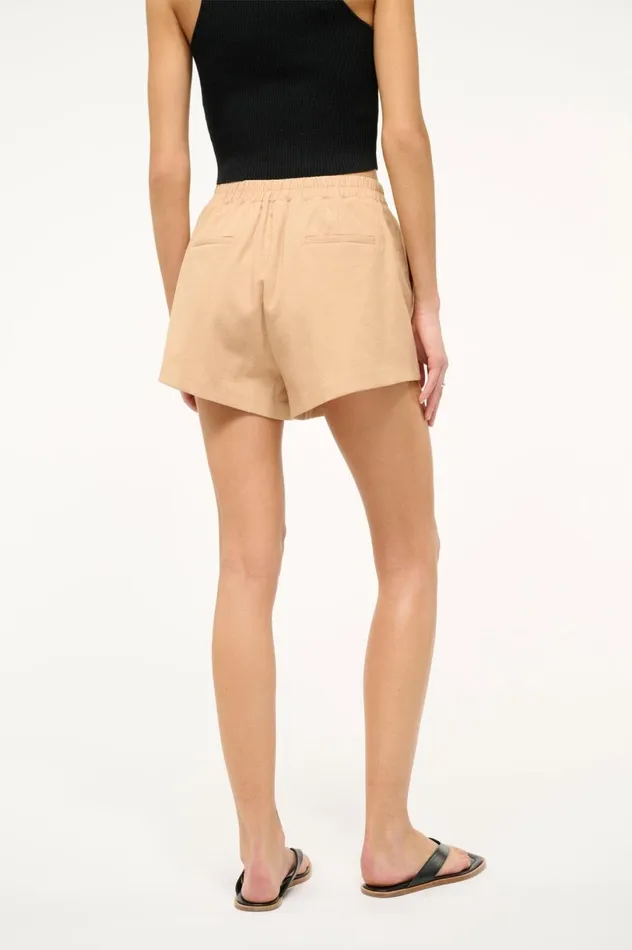 Women Pants and Shorts STAUD STAUD TAURUS SHORT FAWN