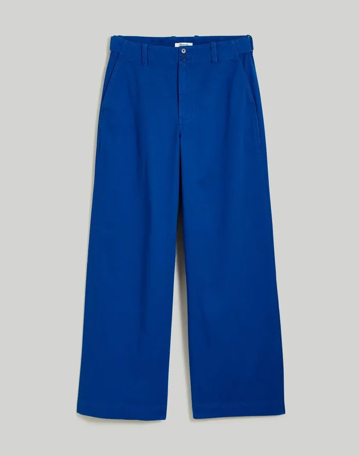 Women Pants Madewell ButtonTab WideLegs Pants