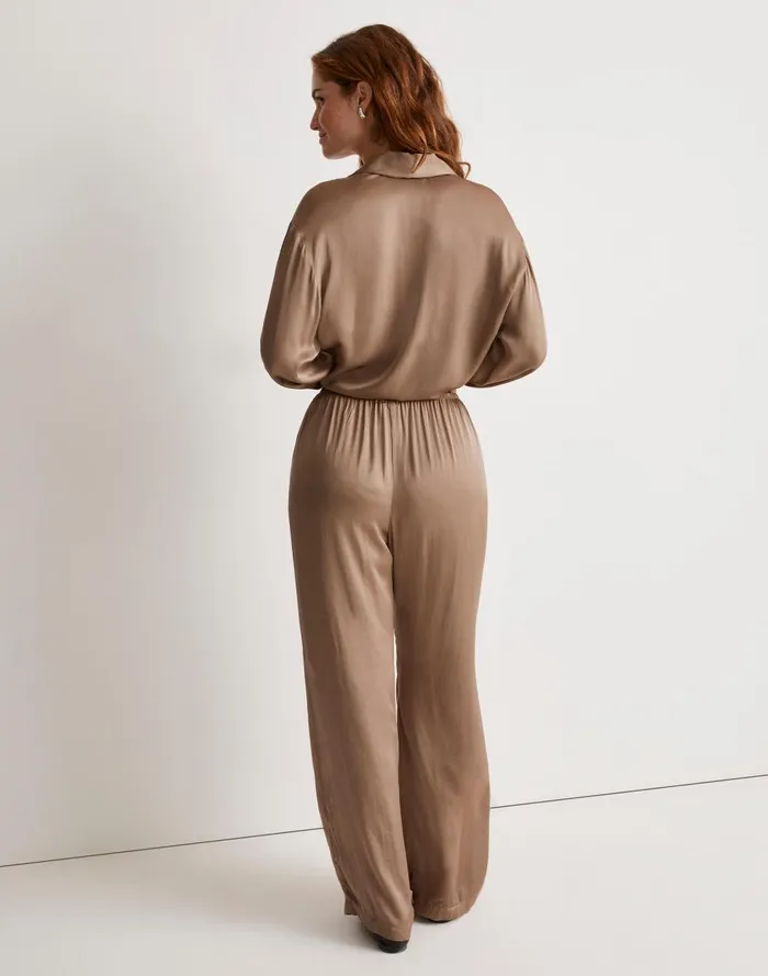 Women Pants Madewell Donni Silky Simple Pants