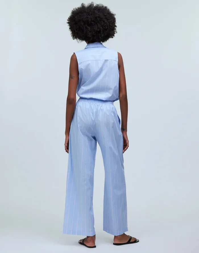 Women Pants Madewell Donni Stripe Pop Pants