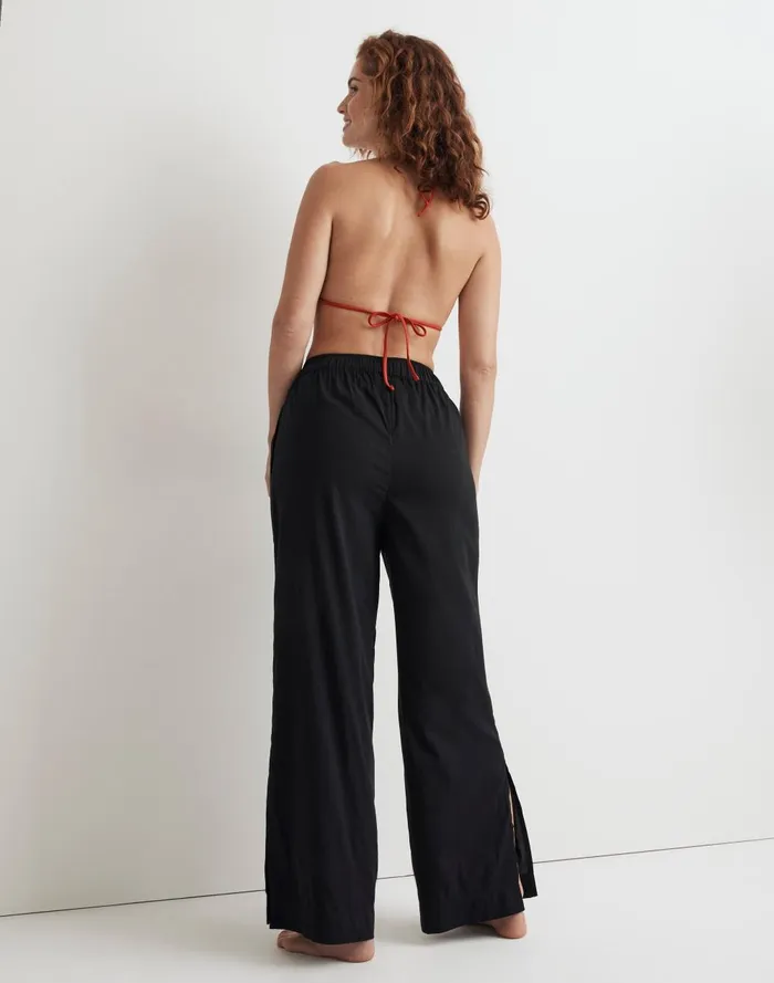 Women Pants Madewell Drawstring WideLeg Pants