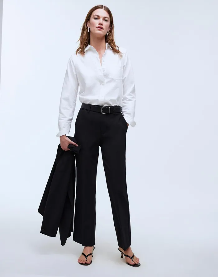 Women Pants Madewell Flare Ankle Pants