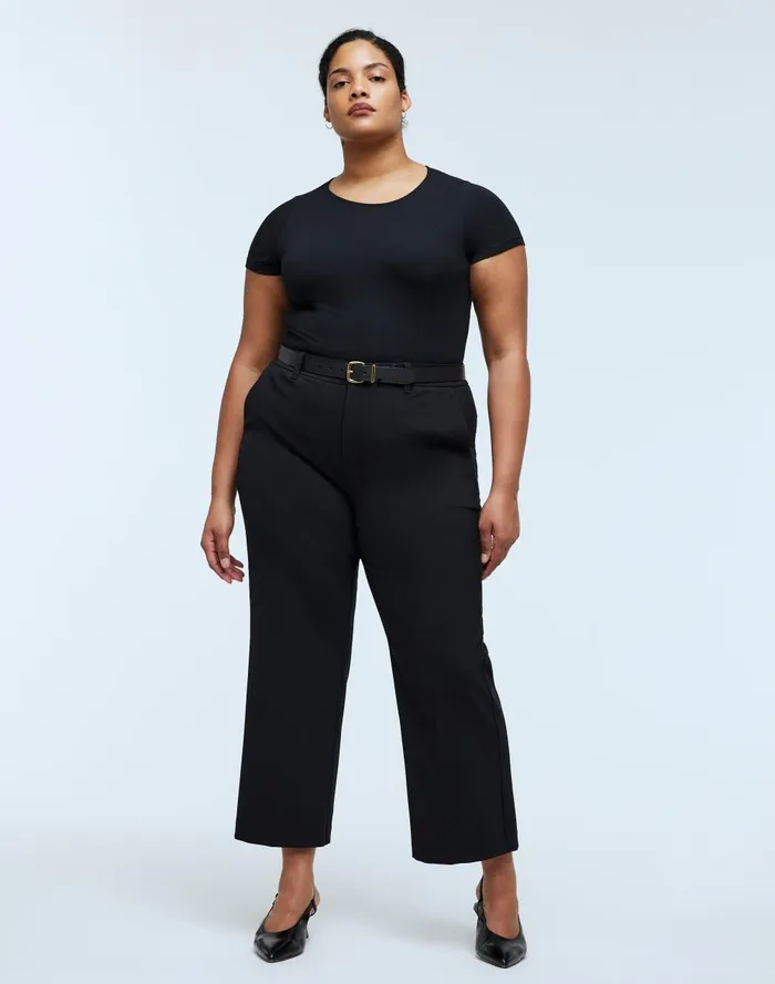 Women Pants Madewell Plus Flare Ankle Pants